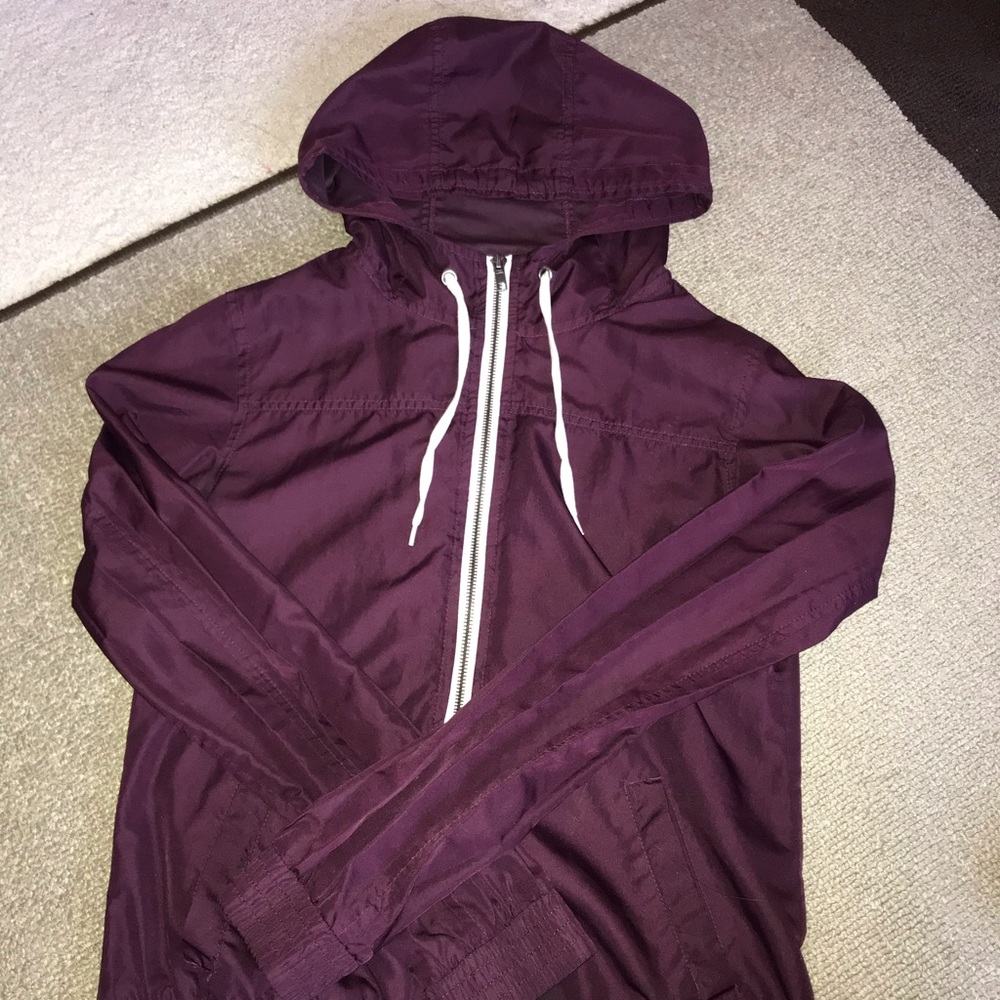 Deep Maroon Wind Breaker - ZUMIEZ